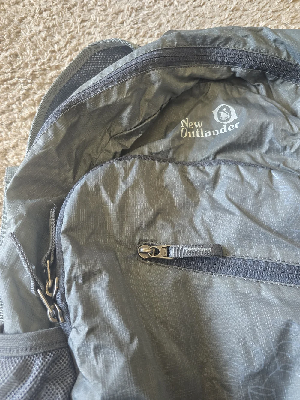 Gray Backpack - Picture 4 of 5